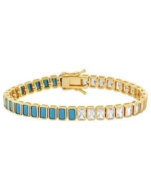 SHYMI 18K Plated Cz Bracelet - Metallic