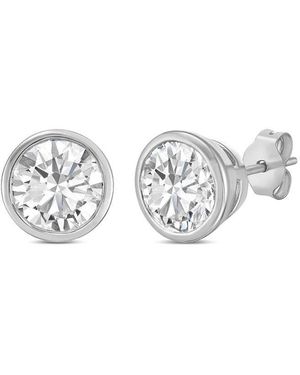 Diana M. Jewels Diana M. 14K 7.00 Ct. Tw. Lab-Grown Diamond Stud Earrings - Metallic