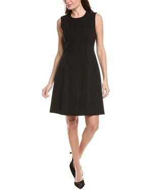 Lafayette 148 New York Flared Sheath Dress - Black