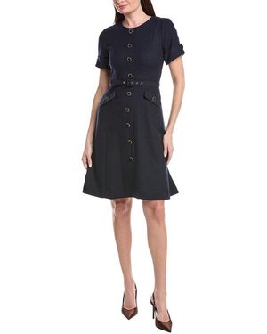 Tahari Petite Midi Dress - Blue