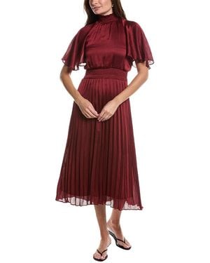 Julia Jordan Silky Maxi Dress - Red
