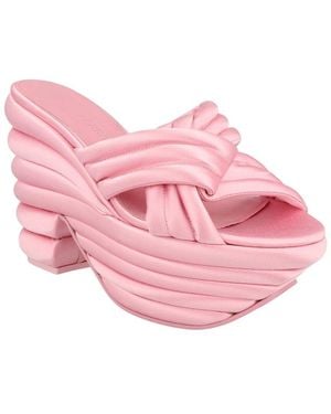 Ferragamo Rey Platform Sandal - Pink