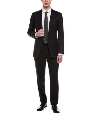 Kilgour 2Pc Barathea Wool Suit - Black