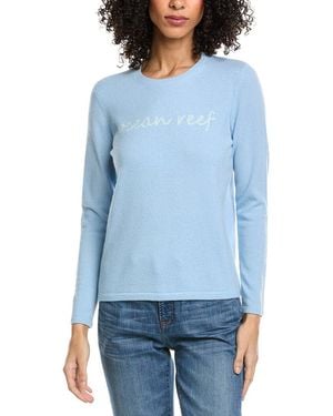 J.McLaughlin Shield Cashmere Jumper - Blue