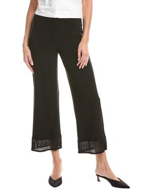 Joseph Ribkoff Mesh Hem Pant - Black