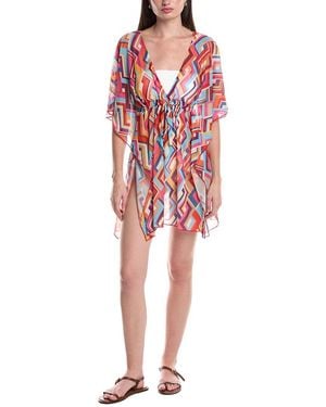 Becca Las Palmas Mesh Tunic - Red