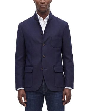 Corneliani Cc Collection Virgin Wool Sportswear Jacket - Blue