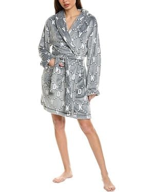 DKNY Plush Robe - Grey