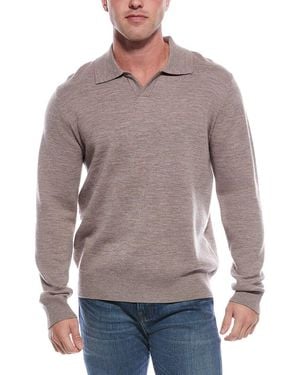 Magaschoni Wool-Blend Johnny Collar Jumper - Grey