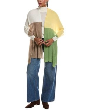 Portolano 100% Cashmere Wrap - Blue