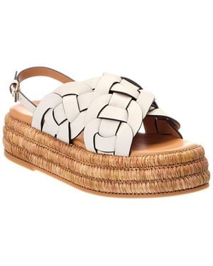 Tod's Leather Sandal - White
