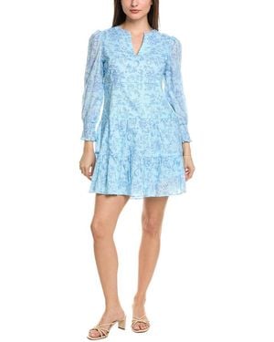 Sail To Sable Flare Tunic Dress - Blue