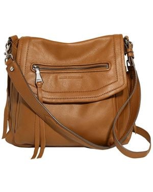 Aimee Kestenberg Fifth Ave Convertible Leather Shoulder Bag - Brown