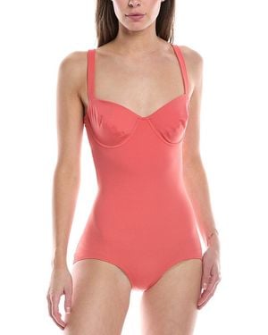 Norma Kamali Vogue One-Piece - Red