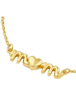 HAWLEY ST 14K Heart Necklace - Metallic