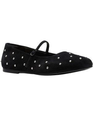 Clarks Livia Stud Suede Mary Jane - Black