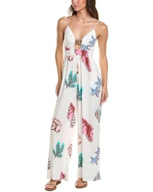 Surf Gypsy Crepe Jumpsuit - White