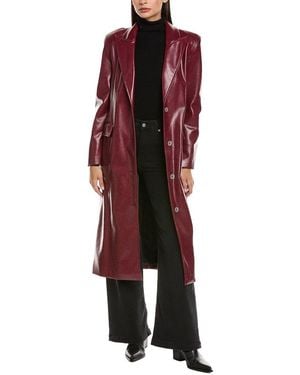Apparis Lauren Overcoat - Red