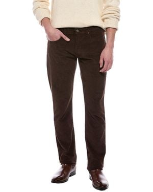 7 For All Mankind Corduroy Coffee The Straight Jean - Black