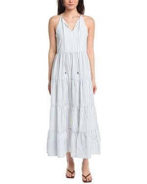 FLORA BEA NYC Ginevra Maxi Dress - Blue