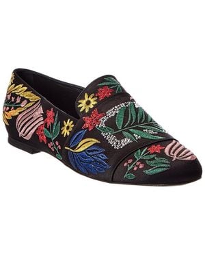 Roger Vivier Satin Loafer - Black