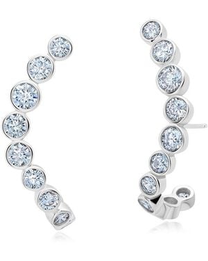 Crislu Cz Earrings - White