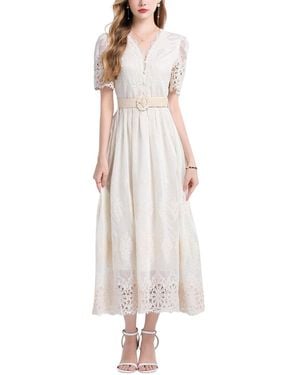 Kaimilan Midi Dress - White