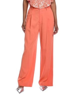 LAPOINTE Pebble Crepe Relaxed Pant - Orange
