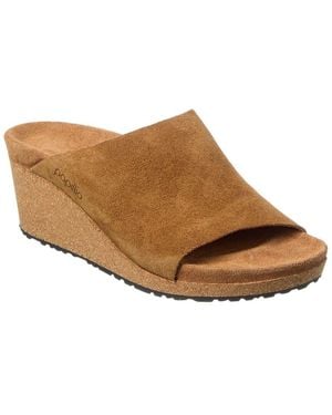 Birkenstock Papillio By Namica Narrow Suede Wedge Sandal - Brown