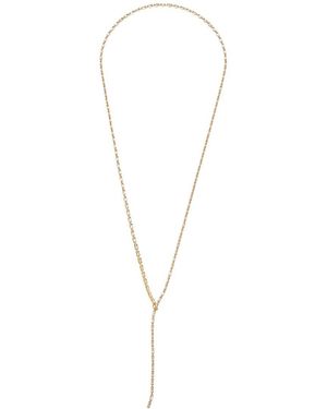 Crystal Haze Jewelry 18K Plated Cz Lariat Necklace - Metallic