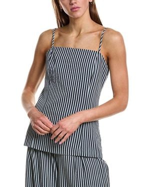 English Factory Striped Long Top - Blue