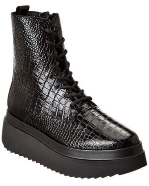 Aquatalia Ornella Weatherproof Suede Boot - Black