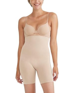 Yummie High Waist Thigh Shaper - White