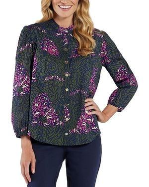 Jude Connally Lorraine Pullover Top - Blue