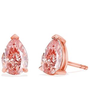 Amairah 14K Rose 1.00 Ct. Tw. Lab-Grown Diamond Stud Earrings - Pink
