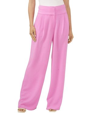 Cece Front Pleating Trouser Pant - Pink