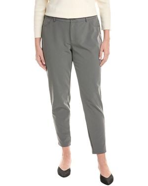 Lafayette 148 New York Plus Mercer Pant - Gray