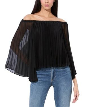 Alice + Olivia Aundrea Blouse - Black