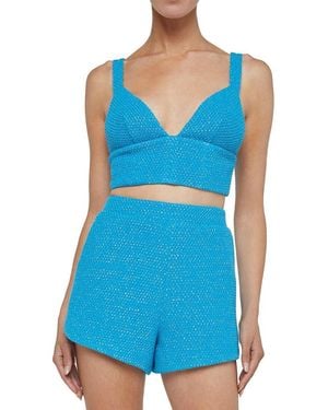 L'Agence Radlee Knit Dolphin Short - Blue