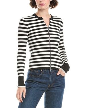 Madewell Zip-Front Cardigan - White