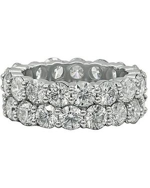 Diana M. Jewels Fine Jewellery Platinum 11.71 Ct. Tw. Diamond Ring - Multicolour