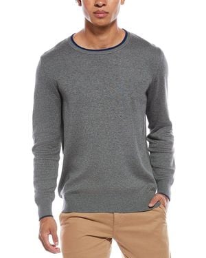 Tailorbyrd Fine Knit Crewneck Jumper - Grey
