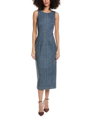 Rag & Bone Miramar Ponte Olivia Midi Dress - Blue