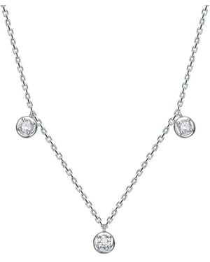 Genevive Jewelry Station Necklace - Metallic