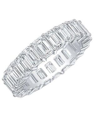 Forever Creations Signature Forever Creations 14K 4.00 Ct. Tw. Lab Grown Diamond Eternity Ring - White
