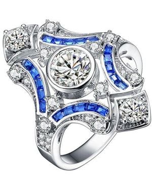 Genevive Jewelry Ring - Blue