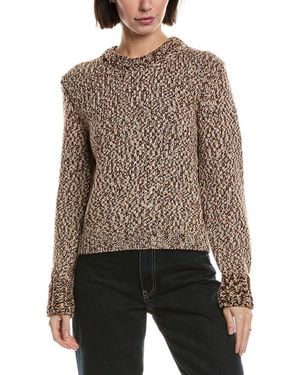Moncler Knit Wool Jumper - Brown