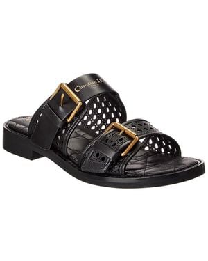 Dior D-Wave Logo Print Sandals in Blue | Lyst UK