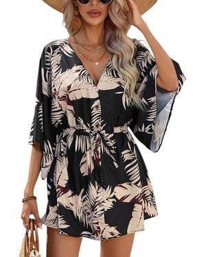 VERA DOLINI Mini Dress - Black