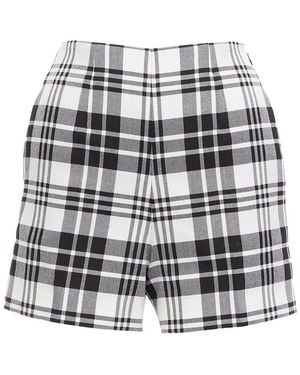 Dior Wool High-Waist Short, Size Fr (Authentic Pre-Loved) - Multicolour